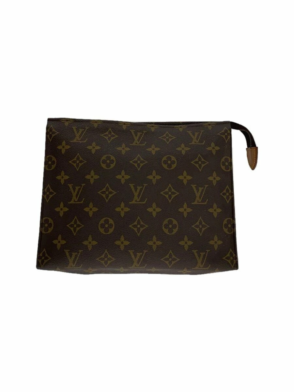 LOUIS VUITTON Pochette Toilette Canvas Brown